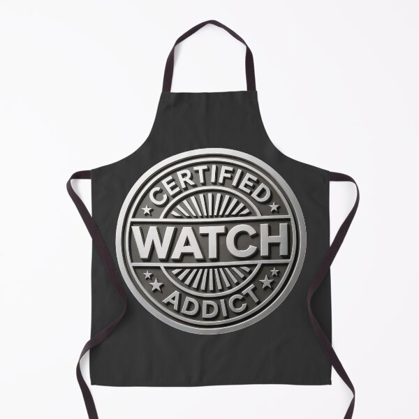 Item preview, Certified Watch Addict – Vintage Horology Badge Design designed and sold by WatchesAndMore.