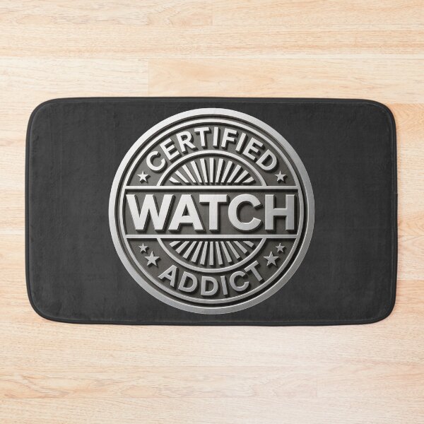 Item preview, Certified Watch Addict – Vintage Horology Badge Design designed and sold by WatchesAndMore.