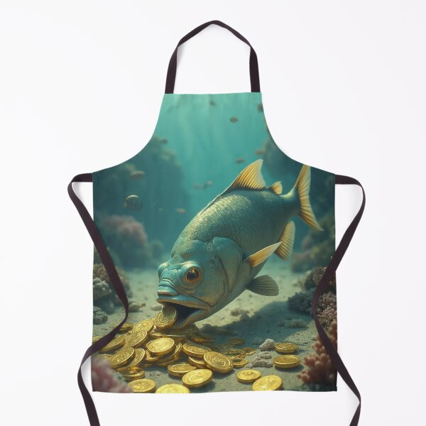 Item preview, Fish with golden coins designed and sold by Creative Visualize.