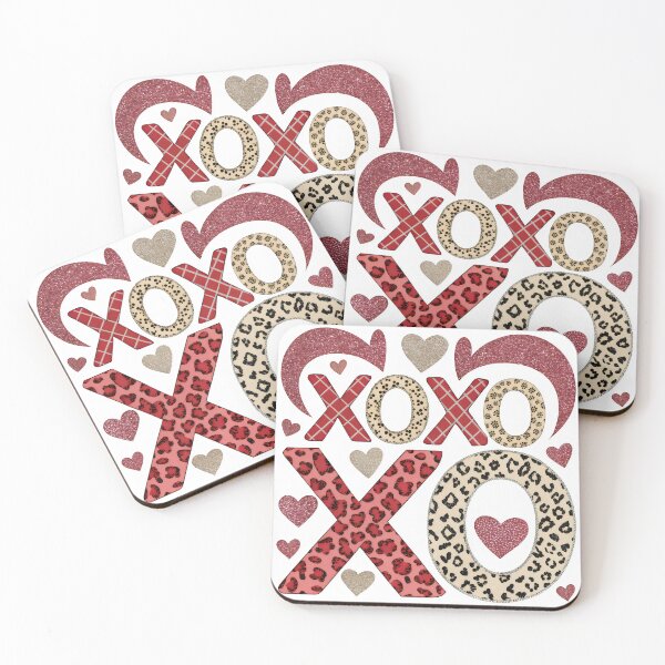 Item preview, leopard xoxo pattern designed and sold by GogoGrove.