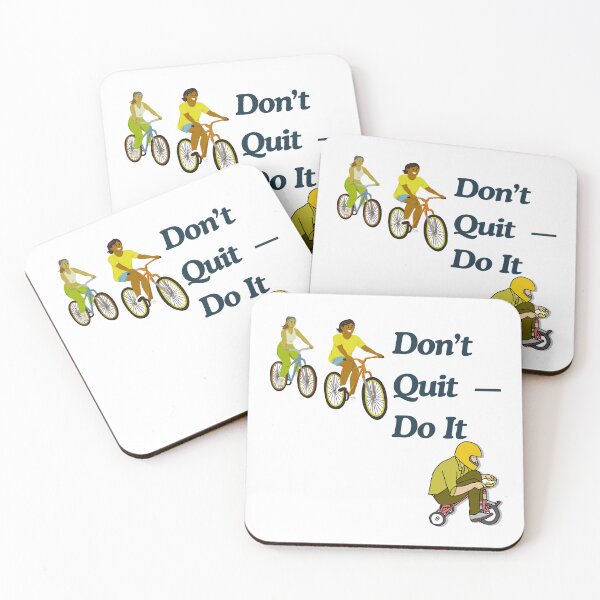 Item preview, Don’t Quit Do It Motivation Cycling Quote designed and sold by Adappai.