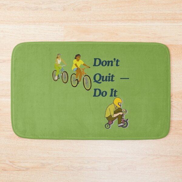 Item preview, Don’t Quit Do It Motivation Cycling Quote designed and sold by Adappai.
