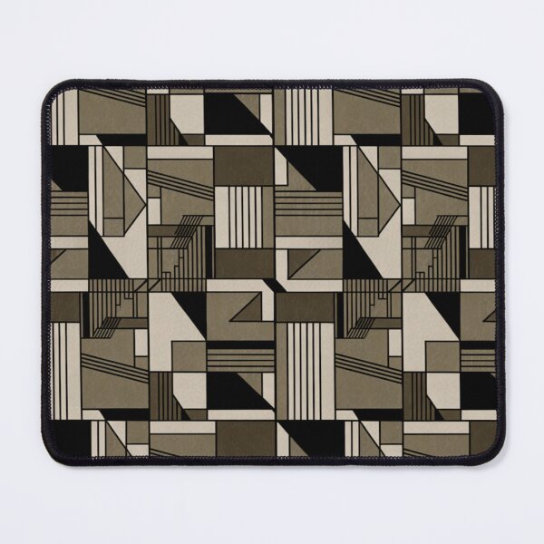Item preview, Textile pattern Vintage Bauhaus Mid Century MCM Modern Geometric home decor designed and sold by BlueLineLAX.