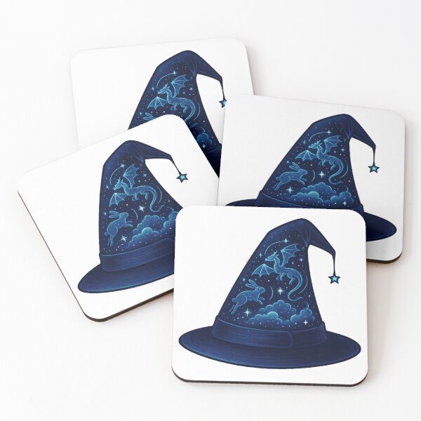 Item preview, Celestial Wizard Hat with Dragon and Rabbit designed and sold by chromatalove.