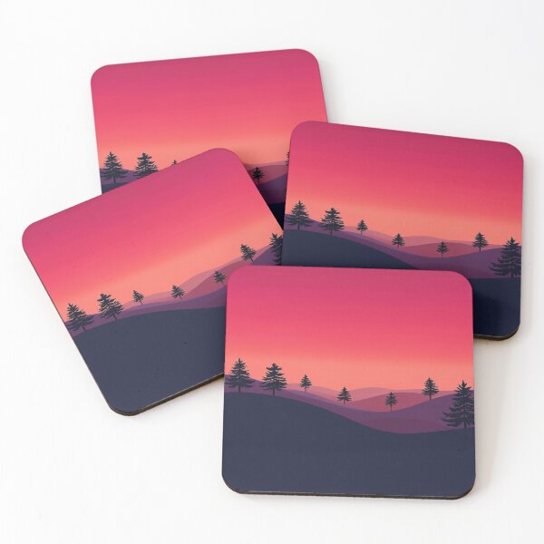 Item preview, A surreal sunset scene pattern designed and sold by saly55887.