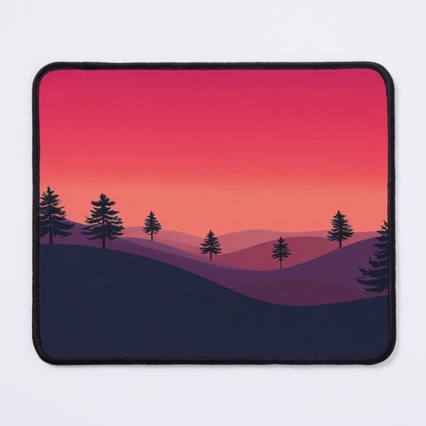 Item preview, A surreal sunset scene pattern designed and sold by saly55887.