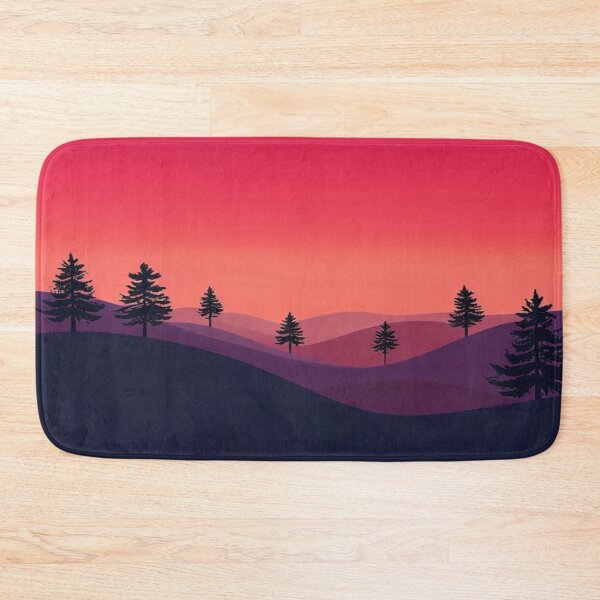 Item preview, A surreal sunset scene pattern designed and sold by saly55887.