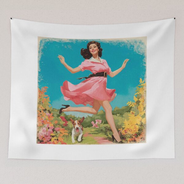 Item preview, Carefree Joy Movement Illustration Art designed and sold by Silrom.