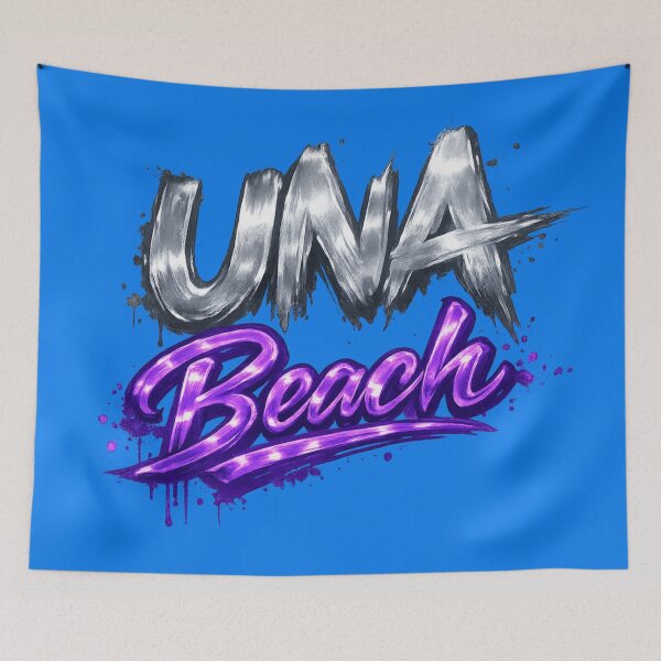 Item preview, UNA Beach Volleyball Electric Design designed and sold by royalswin.
