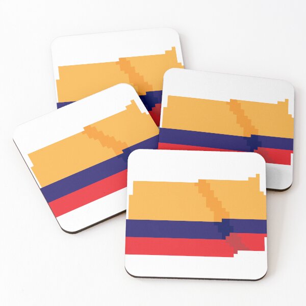 Item preview, Flag of Colombia, a flag with a pixel art designed and sold by massingso.
