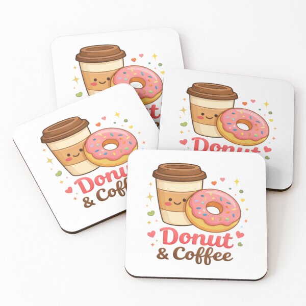 Item preview, Donut And Coffee Cute designed and sold by TrendlyStudio.