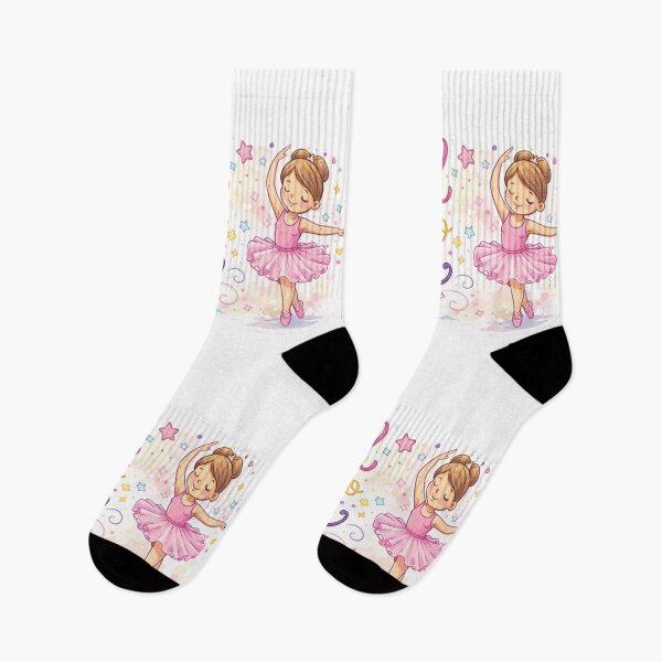 Item preview, Twirl into Joy – Whimsical Ballet Dance Illustration Art designed and sold by Art Italiano.