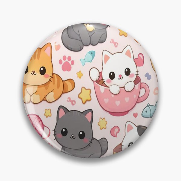 Item preview, Cute cartoon cat pattern designed and sold by saly55887.