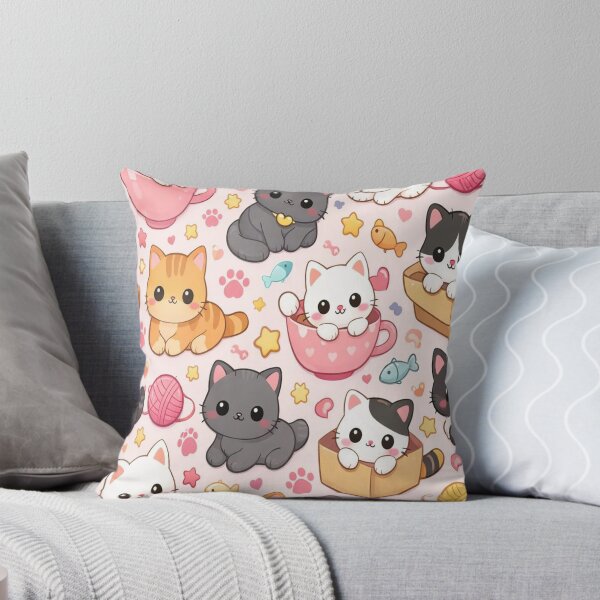 Item preview, Cute cartoon cat pattern designed and sold by saly55887.