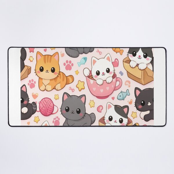 Item preview, Cute cartoon cat pattern designed and sold by saly55887.