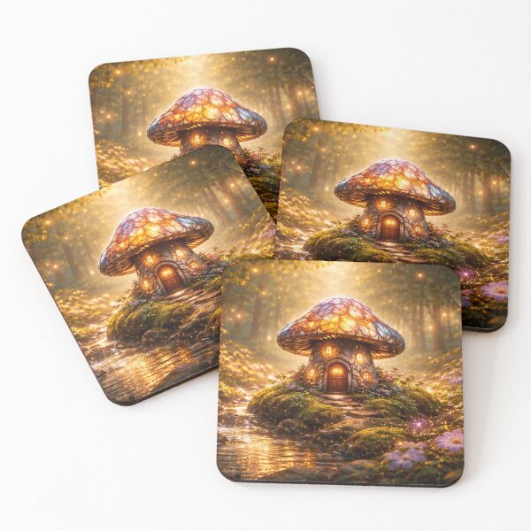 Item preview, Mushroom Cottage in an Enchanted Wood designed and sold by PurrfectWhisper.