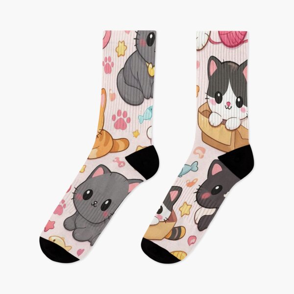 Item preview, Cute cartoon cat pattern designed and sold by saly55887.