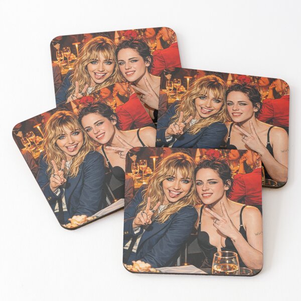 Item preview, Kristen Stewart and Imogen Poots goofy (fan art) designed and sold by PopCultureAndStuff.