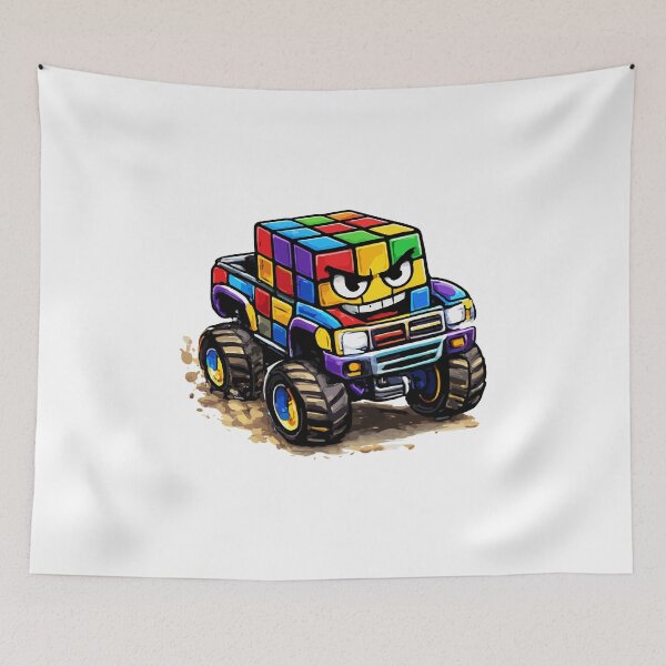 Item preview, Monster Truck Rubik Cube designed and sold by AliveStyle.