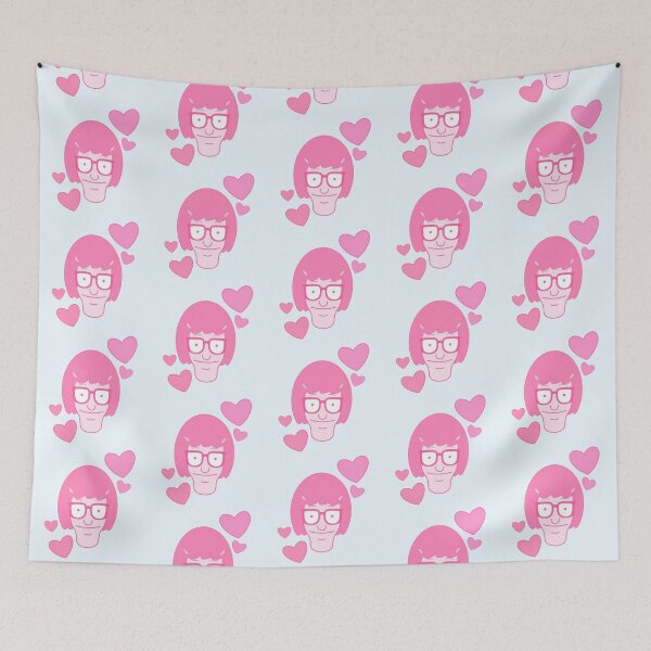 Item preview, cute pink heart tina belcher  (design 3) designed and sold by Ash-Doll.
