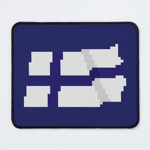 Item preview, Flag of Finlandia, a flag with a pixel art designed and sold by massingso.