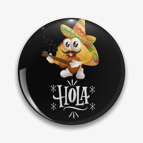 Item preview, HOLA Funny Taco Guitar Sombrero Mexican Fiesta Design designed and sold by Basma Store.
