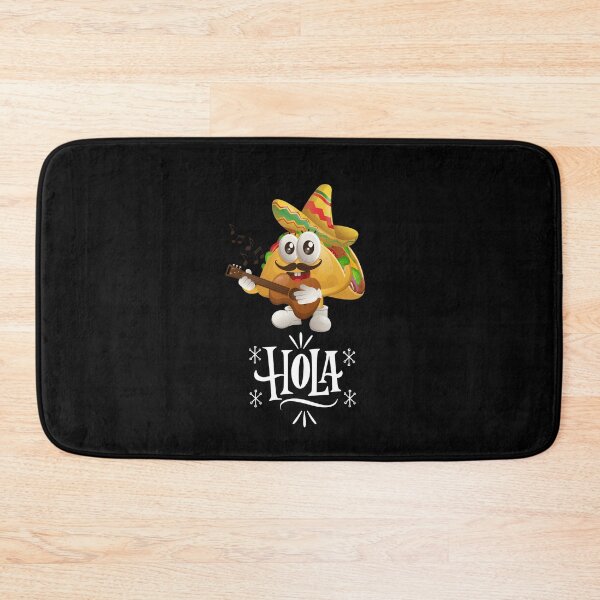 Item preview, HOLA Funny Taco Guitar Sombrero Mexican Fiesta Design designed and sold by Basma Store.