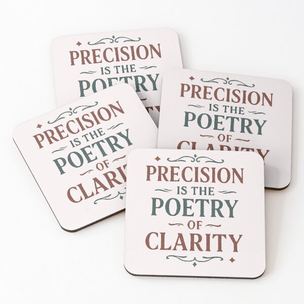 Item preview, Precision Is the Poetry of Clarity designed and sold by sabina24.