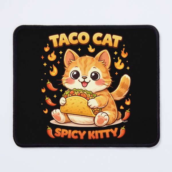 Item preview, Spicy Taco Cat With Chili Peppers designed and sold by Papier Atelier Art.