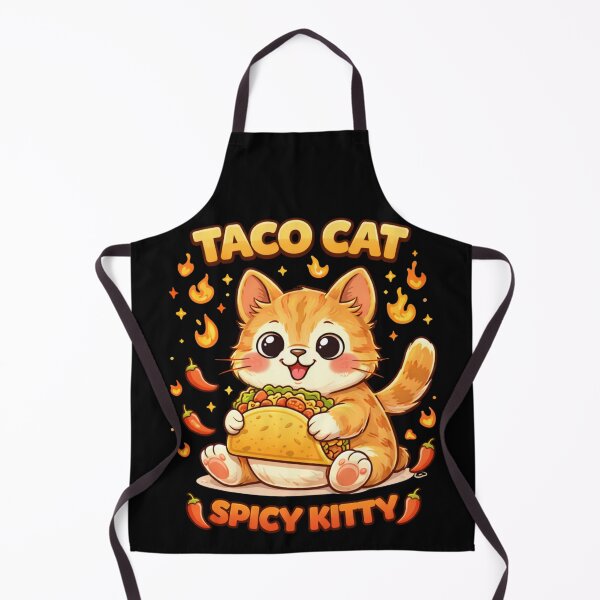 Item preview, Spicy Taco Cat With Chili Peppers designed and sold by Papier Atelier Art.