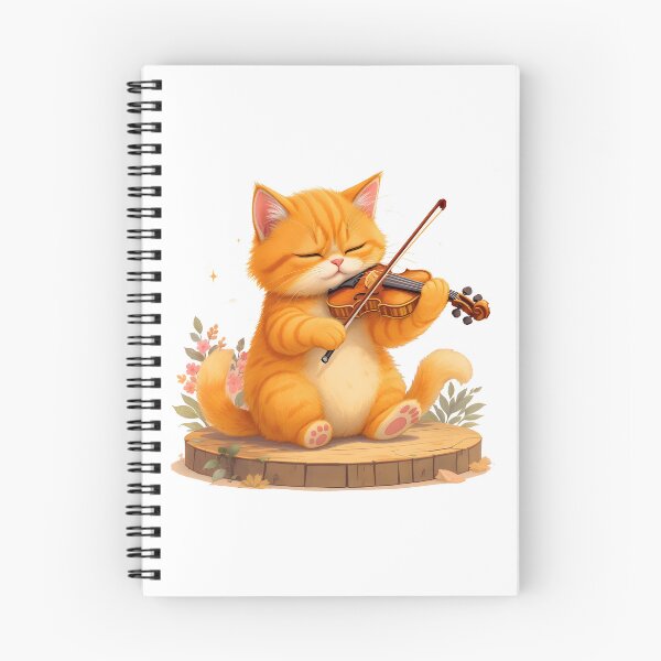 Item preview, cat violin designed and sold by Uglyandcute.