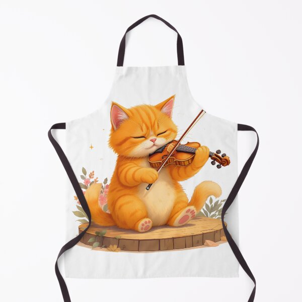 Item preview, cat violin designed and sold by Uglyandcute.