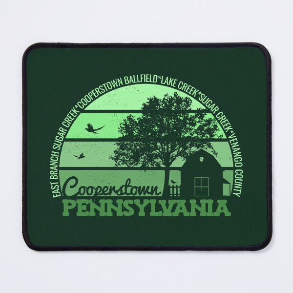 Item preview, Cooperstown Pennsylvania Sunset Retro Vintage Local Pride Logo designed and sold by CRHPOD20.