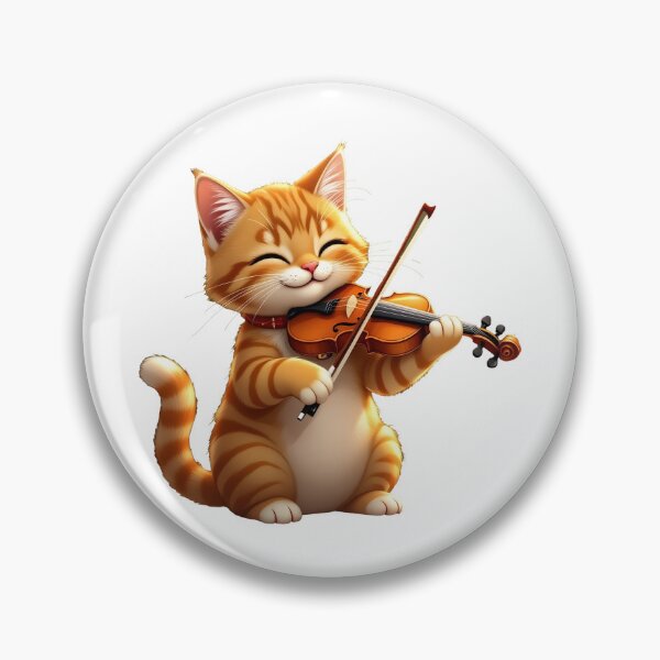 Item preview, cat violin designed and sold by Uglyandcute.