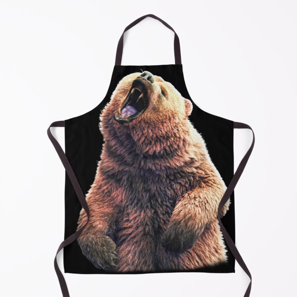 Item preview, Roaring Bear – Primal Power Wildlife Art designed and sold by Massimo Righi.