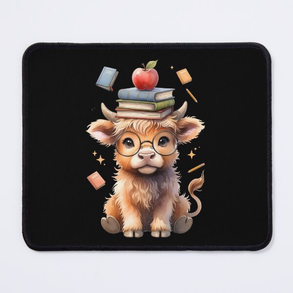 Item preview, Scholarly Cow with Books designed and sold by Clauxel.
