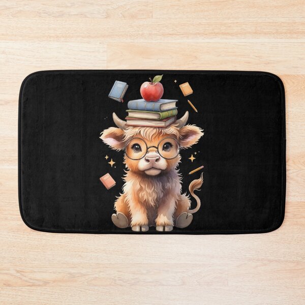 Item preview, Scholarly Cow with Books designed and sold by Clauxel.