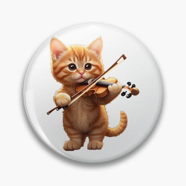 Item preview, cat violin designed and sold by Uglyandcute.