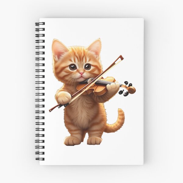 Item preview, cat violin designed and sold by Uglyandcute.