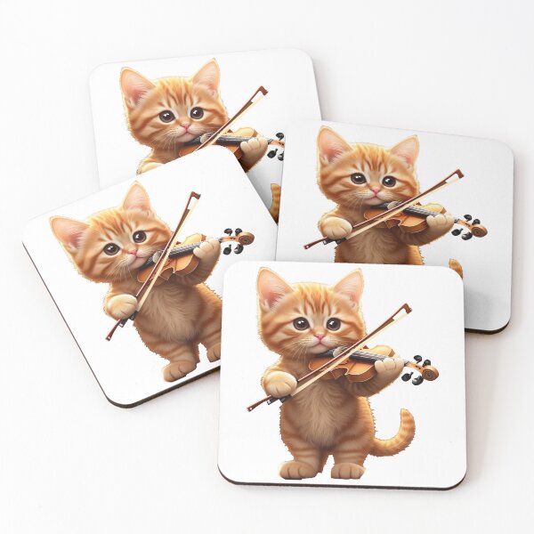 Item preview, cat violin designed and sold by Uglyandcute.