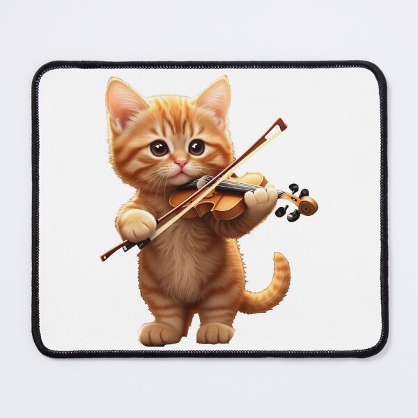 Item preview, cat violin designed and sold by Uglyandcute.