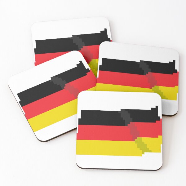 Item preview, Flag of Germany, a flag with a pixel art designed and sold by massingso.