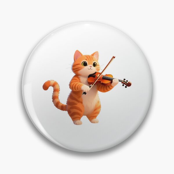 Item preview, cat violin designed and sold by Uglyandcute.