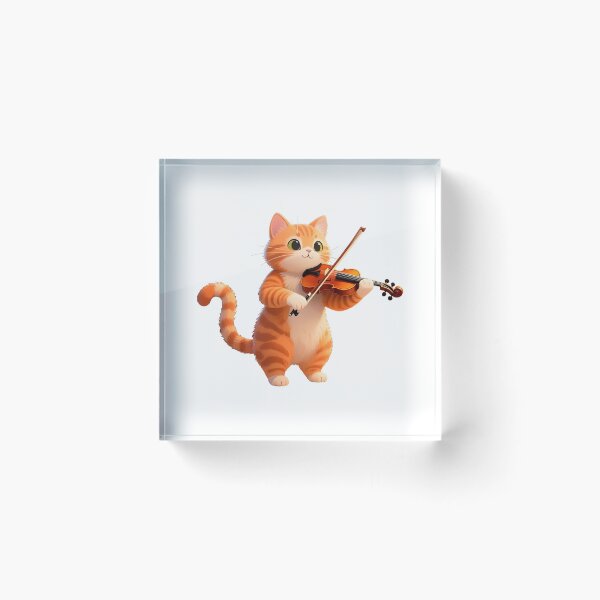 Item preview, cat violin designed and sold by Uglyandcute.