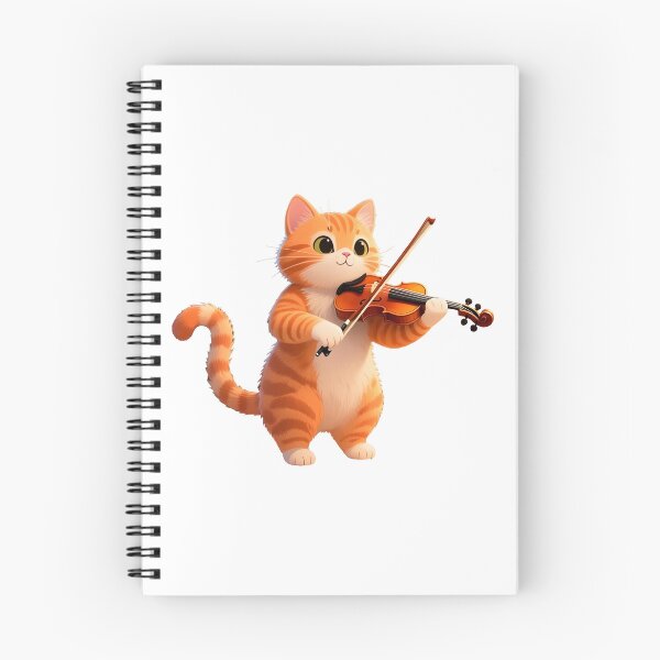 Item preview, cat violin designed and sold by Uglyandcute.