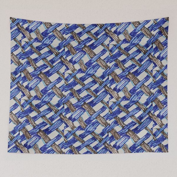 Aperçu de l'œuvre Bleu tissé 2 créée et vendue par DancingCreek.