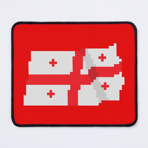 Item preview, Flag of Georgia, a flag with a pixel art designed and sold by massingso.