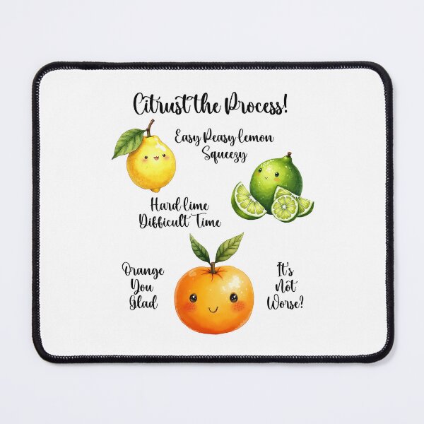 Item preview, Citrust the Process!  Motivational Lemon Lime Orange Poster designed and sold by WigOutlet.