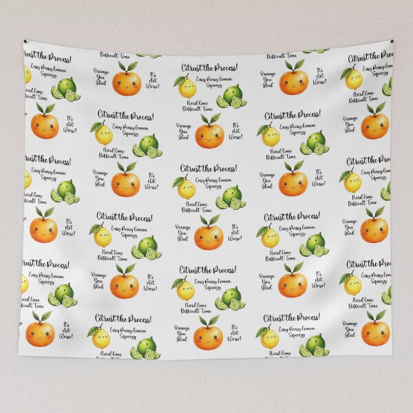 Item preview, Citrust the Process!  Motivational Lemon Lime Orange Poster designed and sold by WigOutlet.