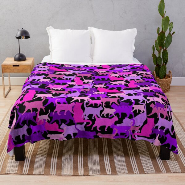 Item preview, Purple Pink Cute Cats designed and sold by Sartoris Art.